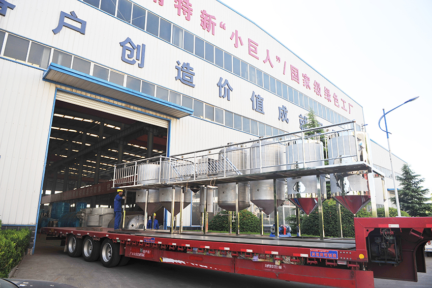 華泰集團(tuán)設(shè)計(jì)制造的5T茶籽油榨油、1T精煉、1T脫蠟項(xiàng)目發(fā)往浙江